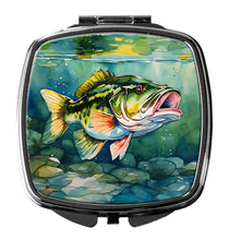 Load image into Gallery viewer, Largemouth Bass Compact Mirror – Stylish Purse Mirror with Artistic Covers