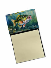 Load image into Gallery viewer, Largemouth Bass Sticky Note Holder- Refiilable Desk Accessory Note Pad
