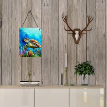 Load image into Gallery viewer, Loggerhead Sea Turtle Wall or Door Hanging Prints