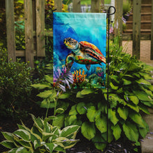 Load image into Gallery viewer, Loggerhead Sea Turtle Garden Flag – Outdoor Decorative Yard Flag