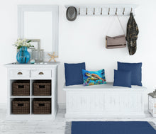 Load image into Gallery viewer, Loggerhead Sea Turtle Throw Pillow