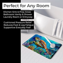Load image into Gallery viewer, Loggerhead Sea Turtle Memory Foam Kitchen Mat DAC2805RUG