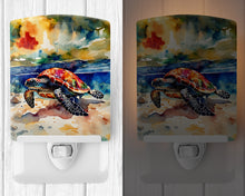 Load image into Gallery viewer, Loggerhead Sea Turtle Ceramic Night Light