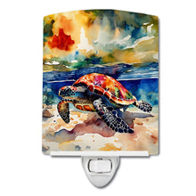 Load image into Gallery viewer, Loggerhead Sea Turtle Ceramic Night Light