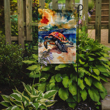 Load image into Gallery viewer, Loggerhead Sea Turtle Garden Flag – Outdoor Decorative Yard Flag