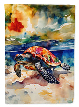 Load image into Gallery viewer, Loggerhead Sea Turtle Garden Flag – Outdoor Decorative Yard Flag