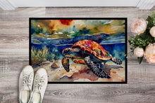 Load image into Gallery viewer, Loggerhead Sea Turtle Doormat - Large 24x36 – Indoor/Outdoor Floor Mat with Artistic Flair