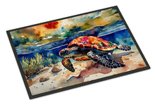 Load image into Gallery viewer, Loggerhead Sea Turtle Doormat - Large 24x36 – Indoor/Outdoor Floor Mat with Artistic Flair