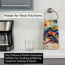 Load image into Gallery viewer, Loggerhead Sea Turtle Kitchen Towel DAC2806KTWL