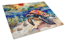 Load image into Gallery viewer, Loggerhead Sea Turtle Glass Cutting Boards – Durable, Decorative Kitchen Art Large