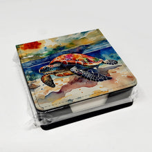 Load image into Gallery viewer, Loggerhead Sea Turtle PU Leather Note Paper Holder
