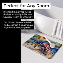 Load image into Gallery viewer, Loggerhead Sea Turtle Memory Foam Kitchen Mat DAC2806RUG