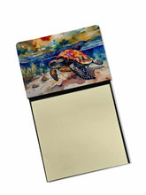Load image into Gallery viewer, Loggerhead Sea Turtle Sticky Note Holder- Refiilable Desk Accessory Note Pad