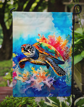 Load image into Gallery viewer, Loggerhead Sea Turtle Garden Flag – Outdoor Decorative Yard Flag