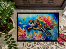 Load image into Gallery viewer, Loggerhead Sea Turtle Doormat - Large 24x36 – Indoor/Outdoor Floor Mat with Artistic Flair