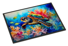 Load image into Gallery viewer, Loggerhead Sea Turtle Doormat - Large 24x36 – Indoor/Outdoor Floor Mat with Artistic Flair