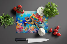 Load image into Gallery viewer, Loggerhead Sea Turtle Glass Cutting Boards – Durable, Decorative Kitchen Art Large