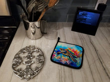 Load image into Gallery viewer, Loggerhead Sea Turtle Pot Holders - Set of 2 Decorative Kitchen Helpers | Made in the USA