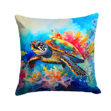 Load image into Gallery viewer, Loggerhead Sea Turtle Throw Pillow