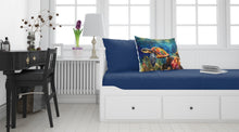 Load image into Gallery viewer, Loggerhead Sea Turtle Standard Pillowcase – Artistic Decorative Front, White Back