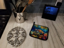 Load image into Gallery viewer, Loggerhead Sea Turtle Pot Holders - Set of 2 Decorative Kitchen Helpers | Made in the USA