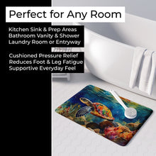 Load image into Gallery viewer, Loggerhead Sea Turtle Memory Foam Kitchen Mat DAC2808RUG