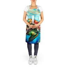 Load image into Gallery viewer, Loggerhead Sea Turtle Apron – Artist-Designed Kitchen, BBQ &amp; Craft Apron
