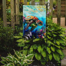 Load image into Gallery viewer, Loggerhead Sea Turtle Garden Flag – Outdoor Decorative Yard Flag