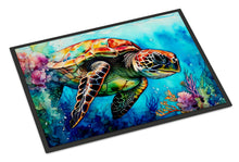 Load image into Gallery viewer, Loggerhead Sea Turtle Doormat - Large 24x36 – Indoor/Outdoor Floor Mat with Artistic Flair