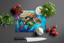 Load image into Gallery viewer, Loggerhead Sea Turtle Glass Cutting Boards – Durable, Decorative Kitchen Art Large