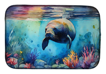 Load image into Gallery viewer, Manatee Dish Drying Mat