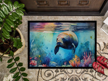 Load image into Gallery viewer, Manatee Doormat - Large 24x36 – Indoor/Outdoor Floor Mat with Artistic Flair