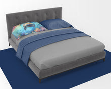 Load image into Gallery viewer, Manatee Standard Pillowcase – Artistic Decorative Front, White Back