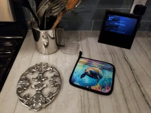 Load image into Gallery viewer, Manatee Pot Holders - Set of 2 Decorative Kitchen Helpers | Made in the USA