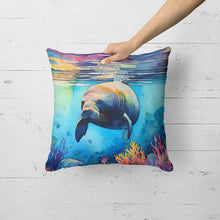 Load image into Gallery viewer, Manatee Throw Pillow