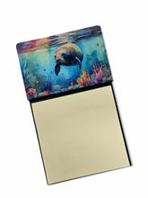 Load image into Gallery viewer, Manatee Sticky Note Holder- Refiilable Desk Accessory Note Pad