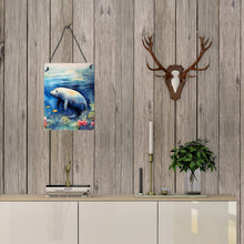 Load image into Gallery viewer, Manatee Wall or Door Hanging Prints