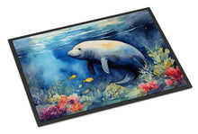 Load image into Gallery viewer, Manatee Doormat - Large 24x36 – Indoor/Outdoor Floor Mat with Artistic Flair
