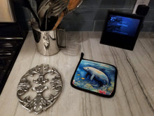Load image into Gallery viewer, Manatee Pot Holders - Set of 2 Decorative Kitchen Helpers | Made in the USA