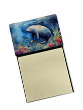 Load image into Gallery viewer, Manatee Sticky Note Holder- Refiilable Desk Accessory Note Pad