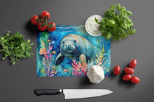 Load image into Gallery viewer, Manatee Glass Cutting Boards – Durable, Decorative Kitchen Art Large