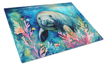 Load image into Gallery viewer, Manatee Glass Cutting Boards – Durable, Decorative Kitchen Art Large