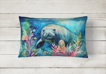 Load image into Gallery viewer, Manatee Throw Pillow