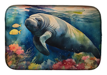 Load image into Gallery viewer, Manatee Dish Drying Mat