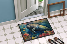 Load image into Gallery viewer, Manatee Doormat - Large 24x36 – Indoor/Outdoor Floor Mat with Artistic Flair