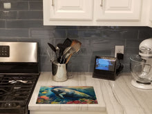 Load image into Gallery viewer, Manatee Glass Cutting Boards – Durable, Decorative Kitchen Art Large