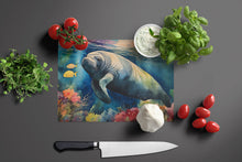 Load image into Gallery viewer, Manatee Glass Cutting Boards – Durable, Decorative Kitchen Art Large