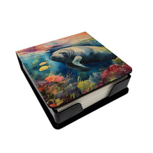 Load image into Gallery viewer, Manatee PU Leather Note Paper Holder
