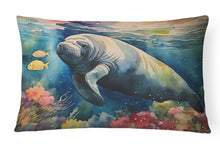 Load image into Gallery viewer, Manatee Throw Pillow