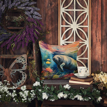 Load image into Gallery viewer, Manatee Throw Pillow